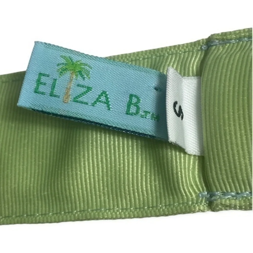 Eliza B Women’s Size S Green Pink Seahorse Ribbon D Ring Belt